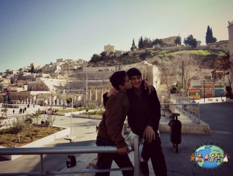 Jordanian kids playing in Amman