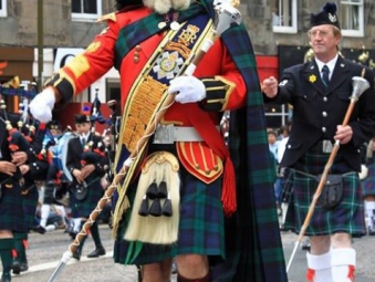 Scottish Man dressed in Traditional uniform