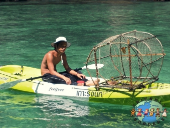 Thai boatman in Krabi