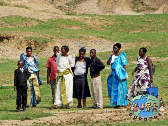 Ugandan Villagers in the Queen Elizabeth Park area